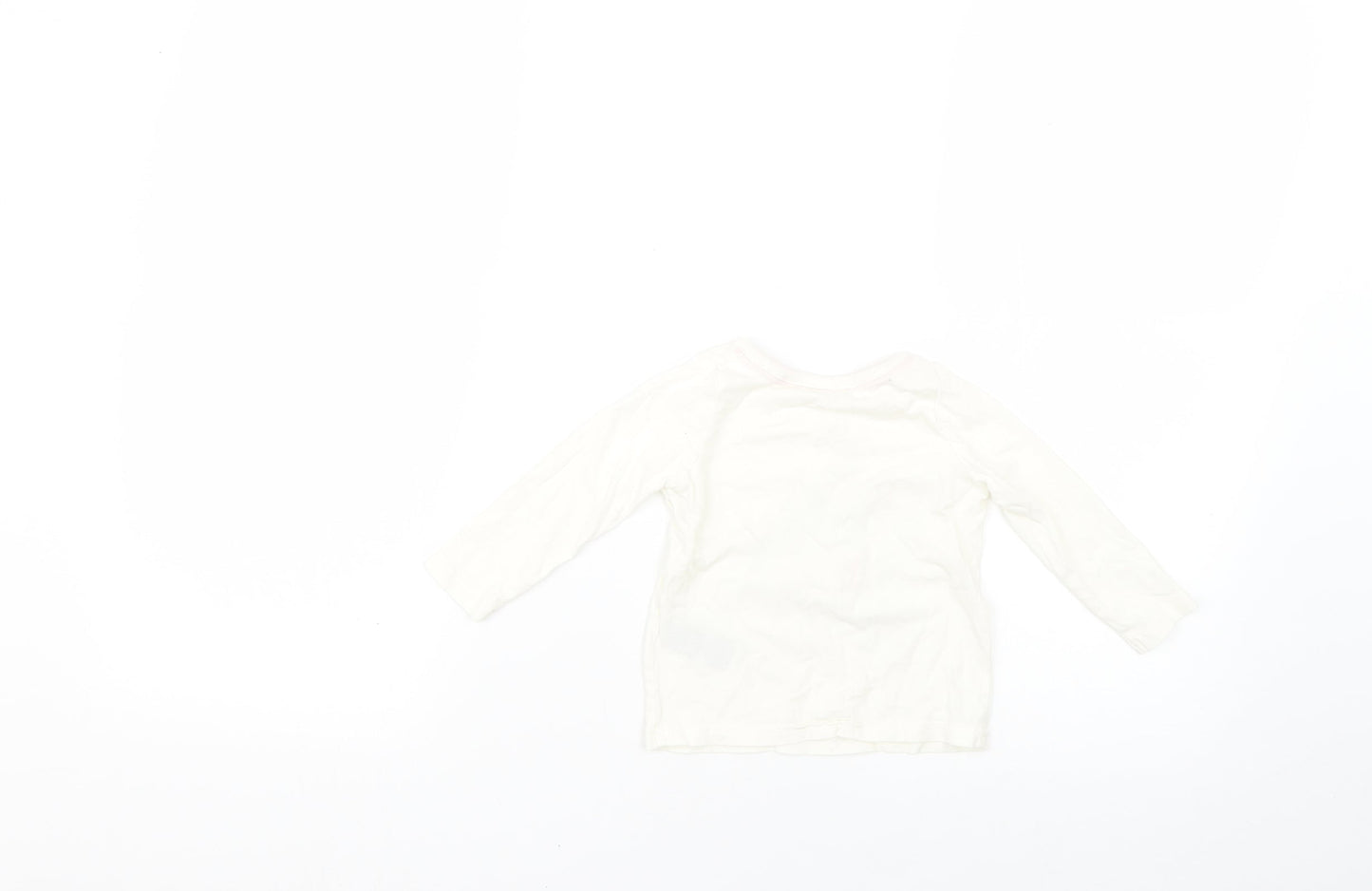 Marks and Spencer Baby White   Basic T-Shirt Size 6-9 Months
