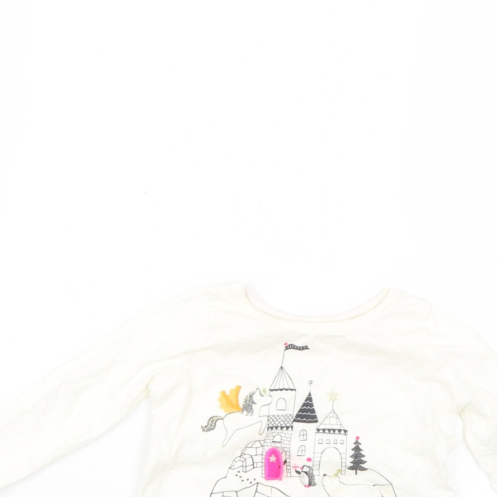 Marks and Spencer Baby White   Basic T-Shirt Size 6-9 Months