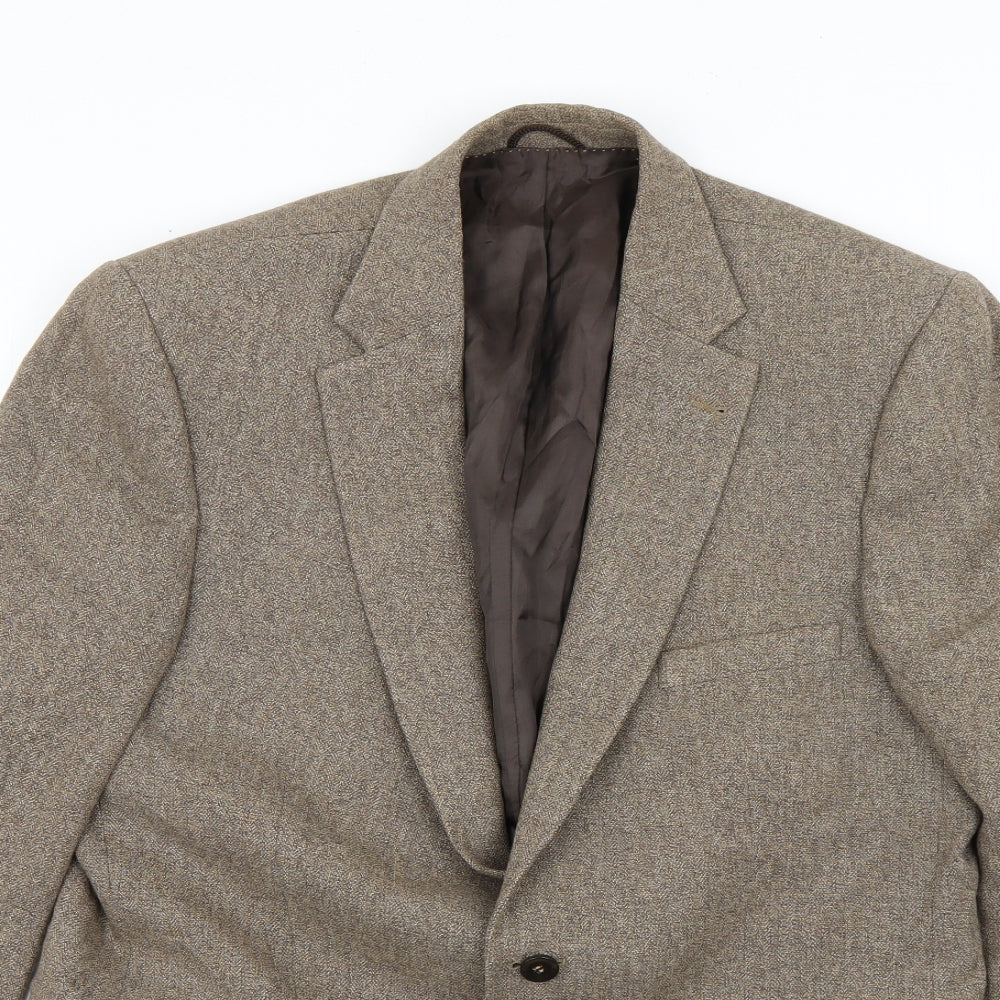 laffite Mens Brown   Jacket Suit Jacket Size 38