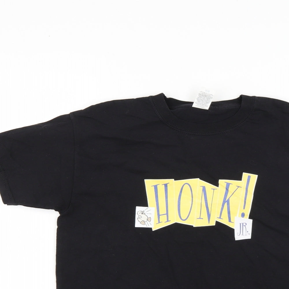 Fruit of the Loom Mens Black    T-Shirt Size S