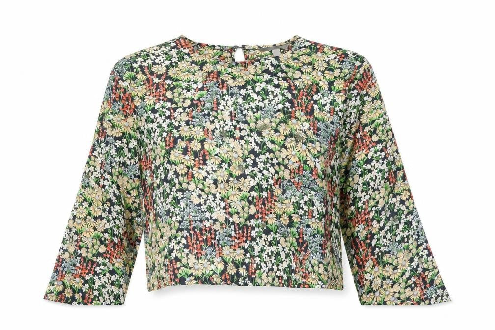 H&M Womens Multicoloured Floral  Basic Blouse Size XL