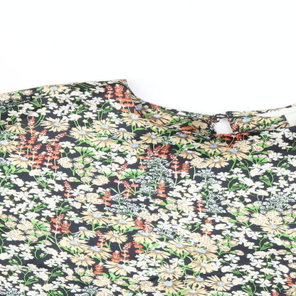 H&M Womens Multicoloured Floral  Basic Blouse Size XL