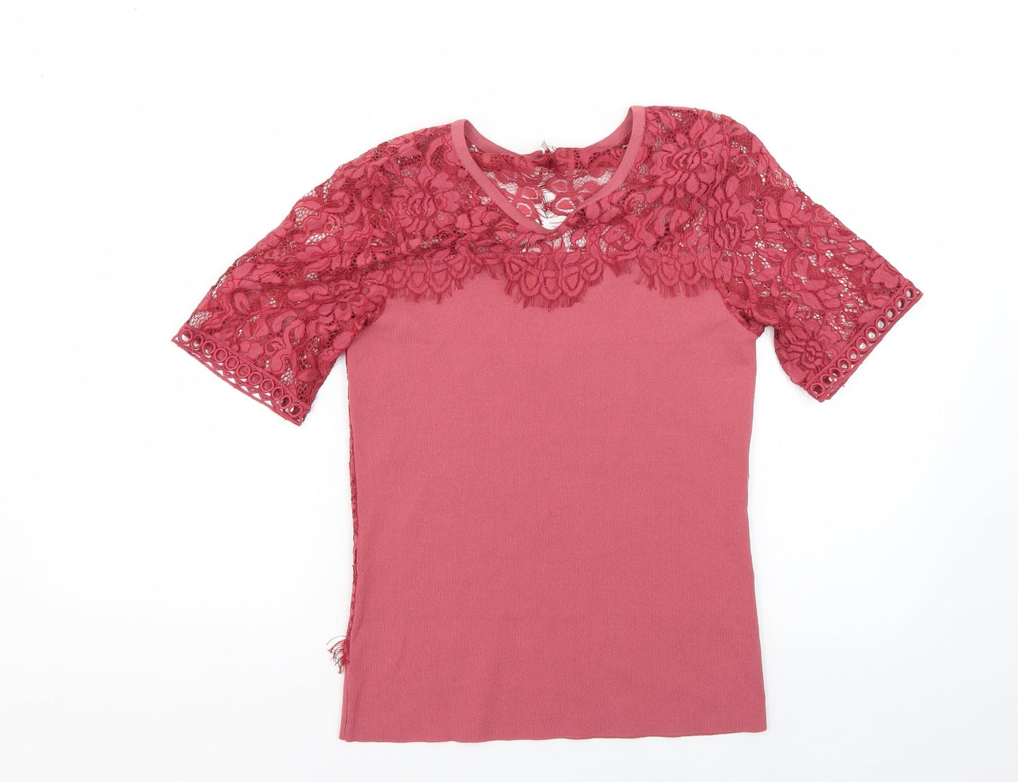 NEXT Womens Red   Basic Blouse Size 10