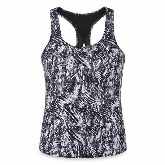 athletic woks Womens Multicoloured Geometric  Basic T-Shirt Size M