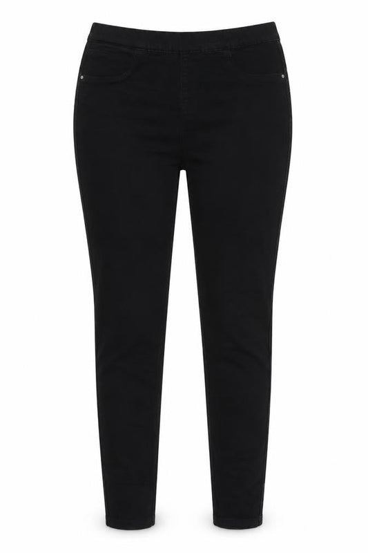 Denim & Co. Womens Black   Jegging Jeans Size 10 L25 in
