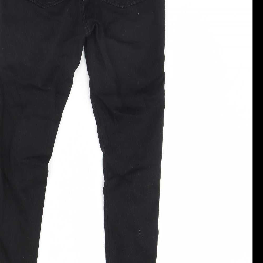 Very Womens Black  Denim Skinny Jeans Size 10 L29 in