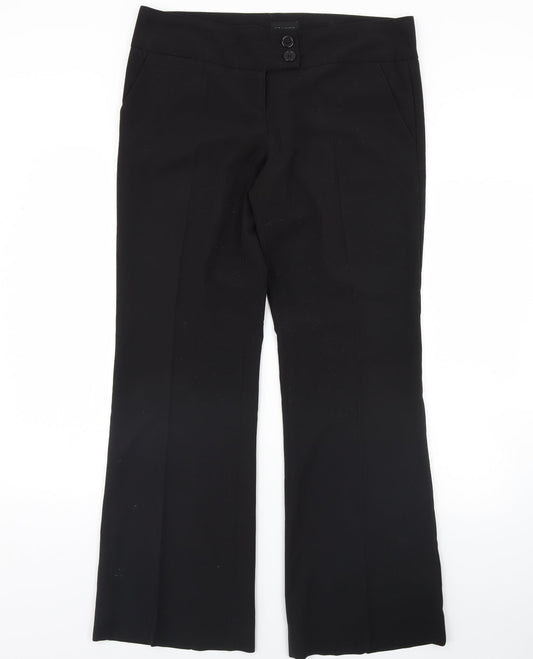 The Limited Womens Black   Dress Pants Trousers Size 10 L32 in