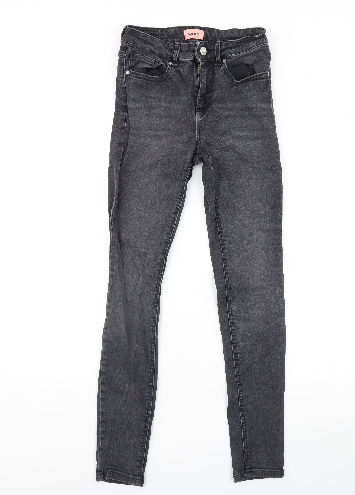 Only Womens Black  Denim Skinny Jeans Size S L30 in