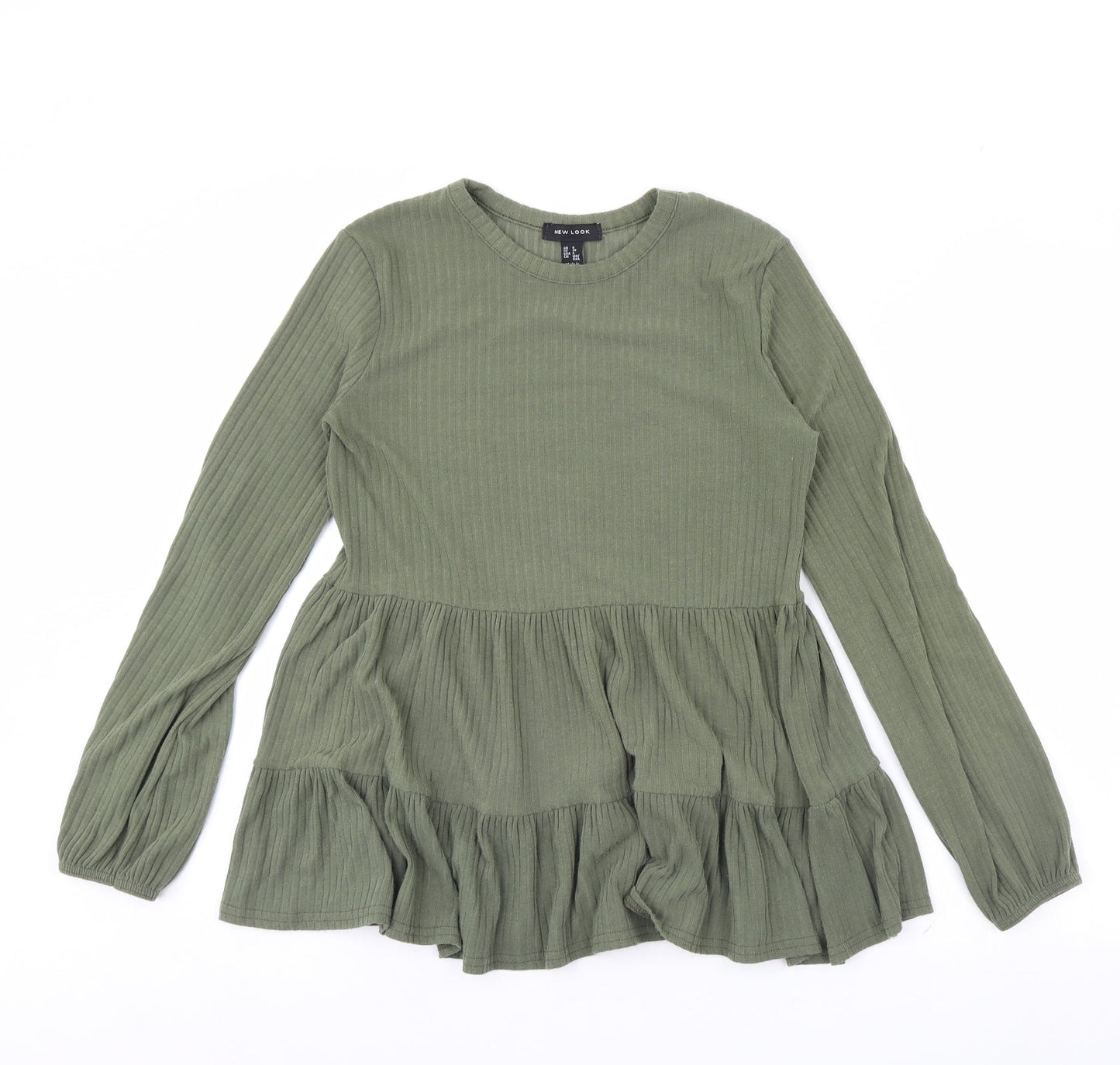 New Look Womens Green   Basic Blouse Size 8