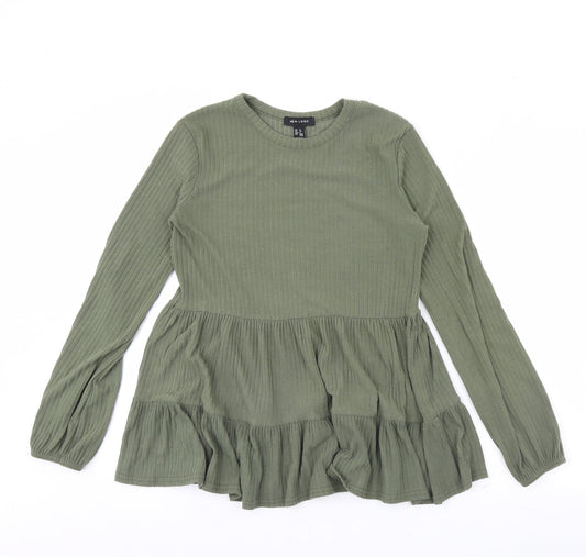 New Look Womens Green   Basic Blouse Size 8