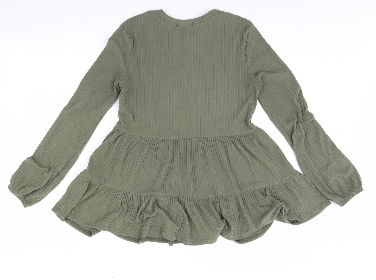 New Look Womens Green   Basic Blouse Size 8