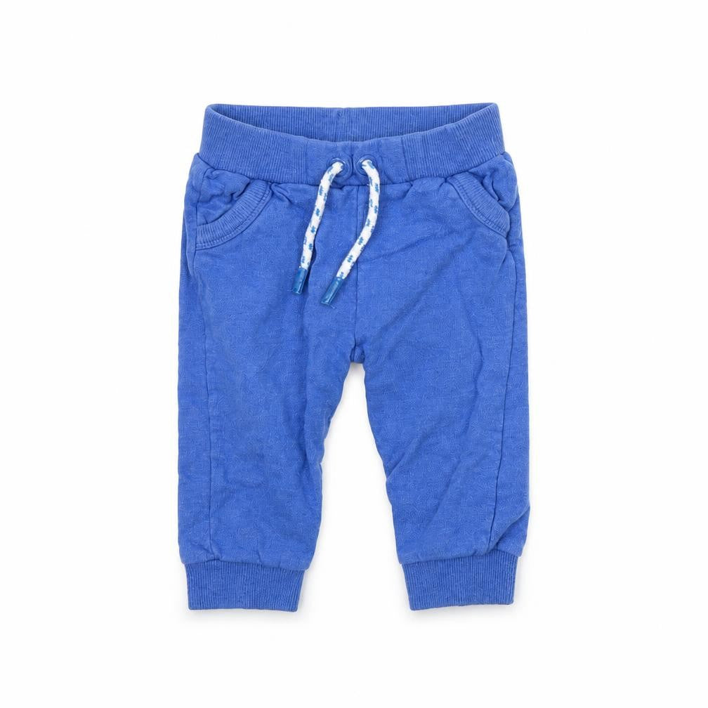 Mini Club Boys Blue   Jogger Trousers Size 9 Months