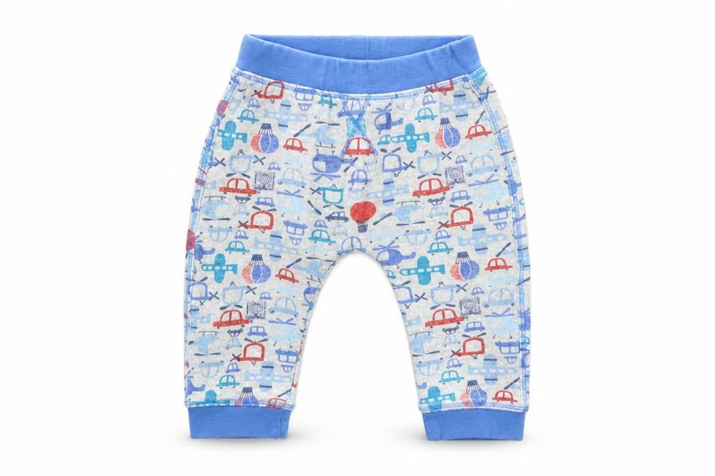 Mini Club Boys Grey Spotted  Jogger Trousers Size 9 Months  - Transport