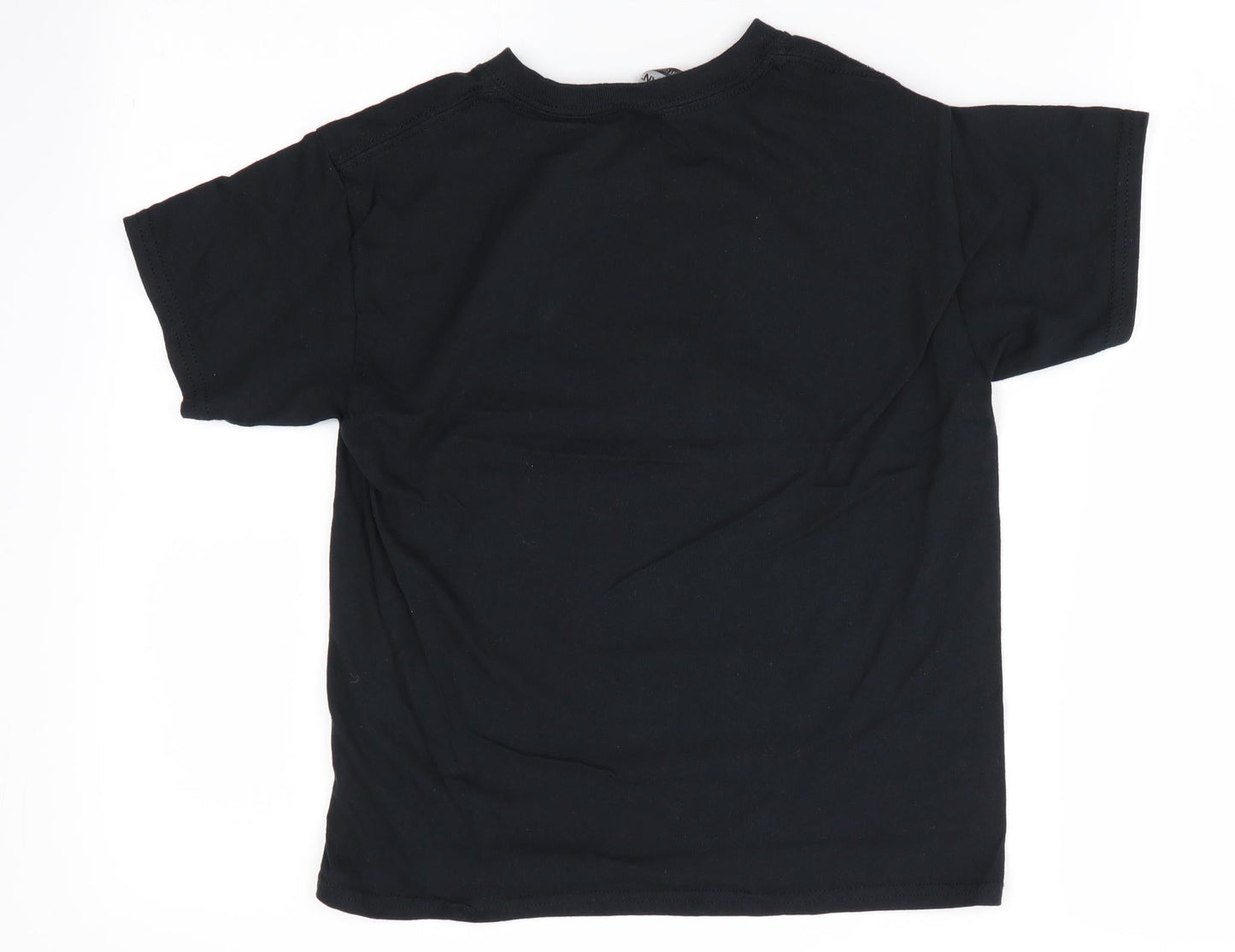 Gildan Boys Black   Basic T-Shirt Size S  - Cobra Mai
