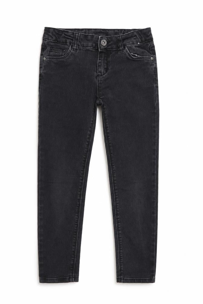 Denim Co Girls Black   Skinny Jeans Size 8-9 Years
