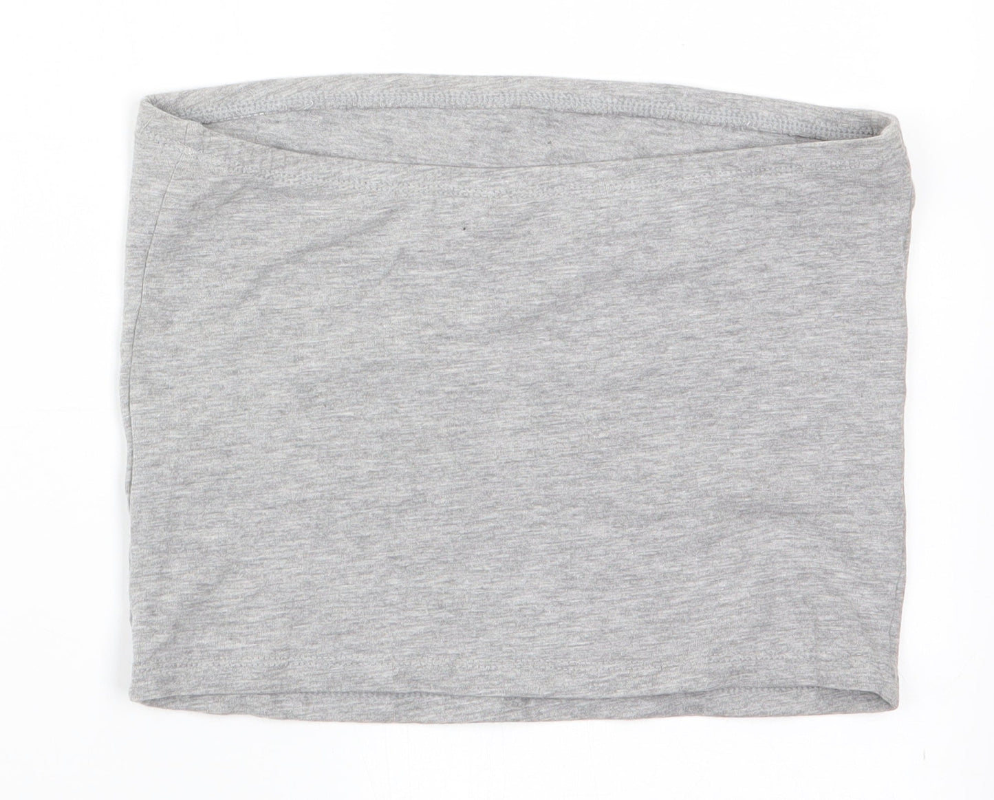 New Look Womens Grey   Cropped T-Shirt Size S
