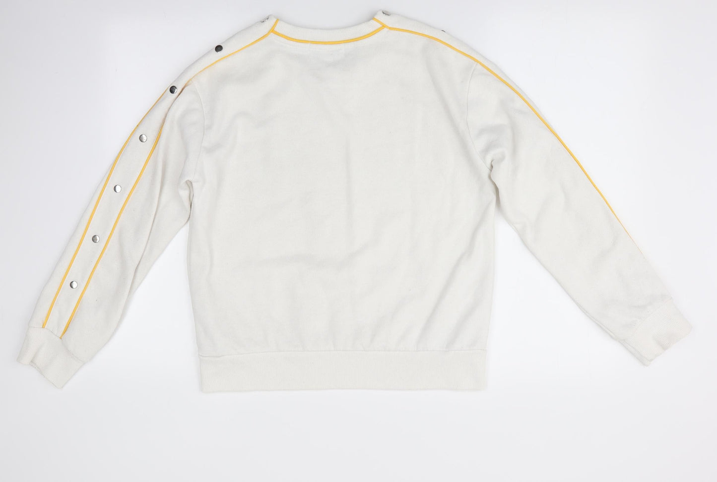 Primark Womens White   Pullover Sweatshirt Size S