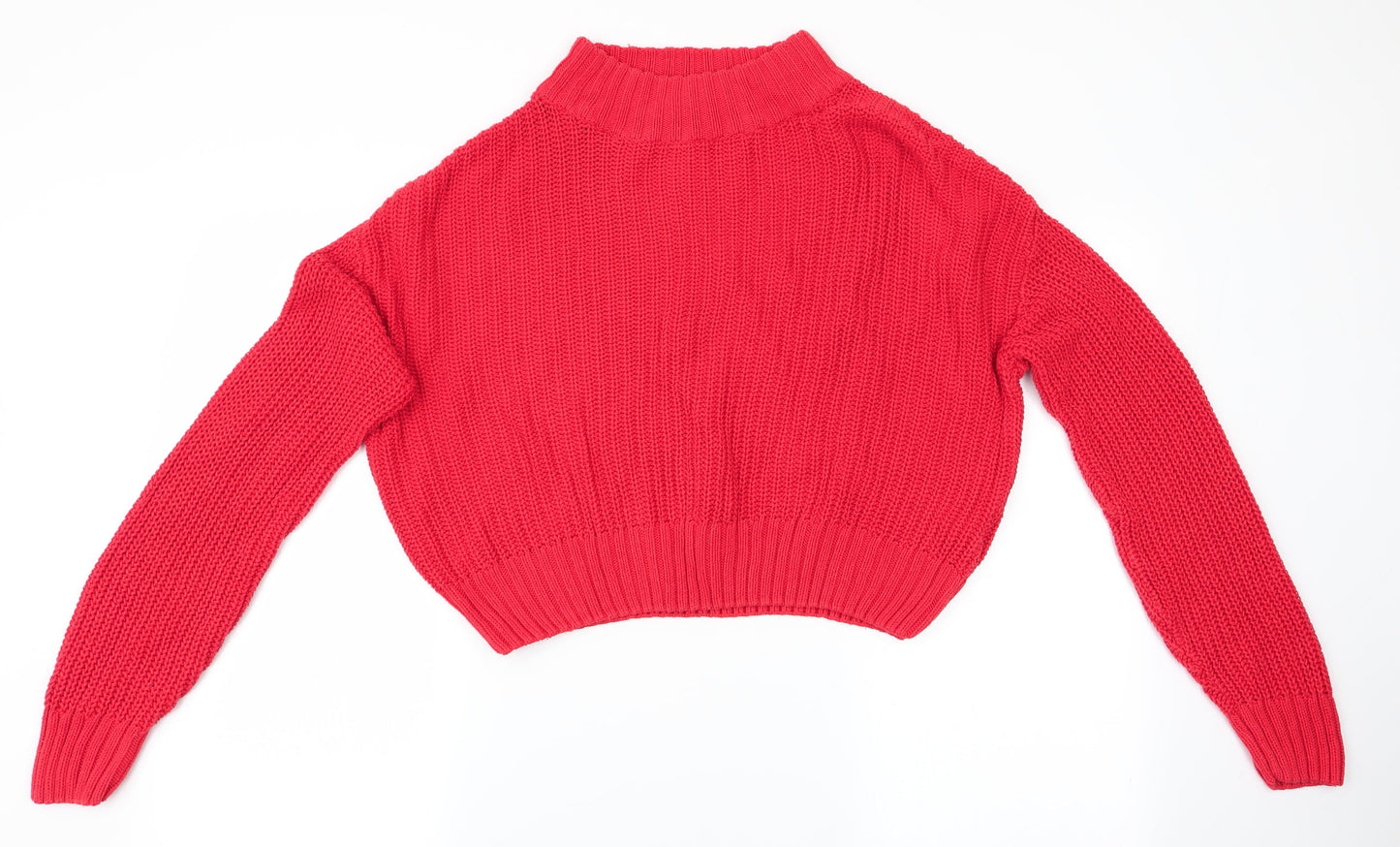 Divided Womens Orange   Pullover Jumper Size 10