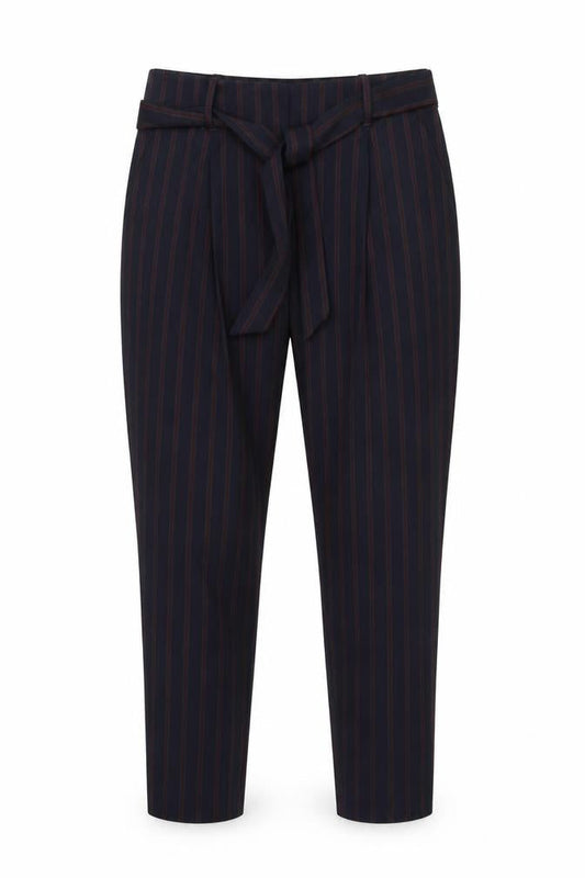 NEXT Womens Blue Striped  Trousers  Size 12 L28 in