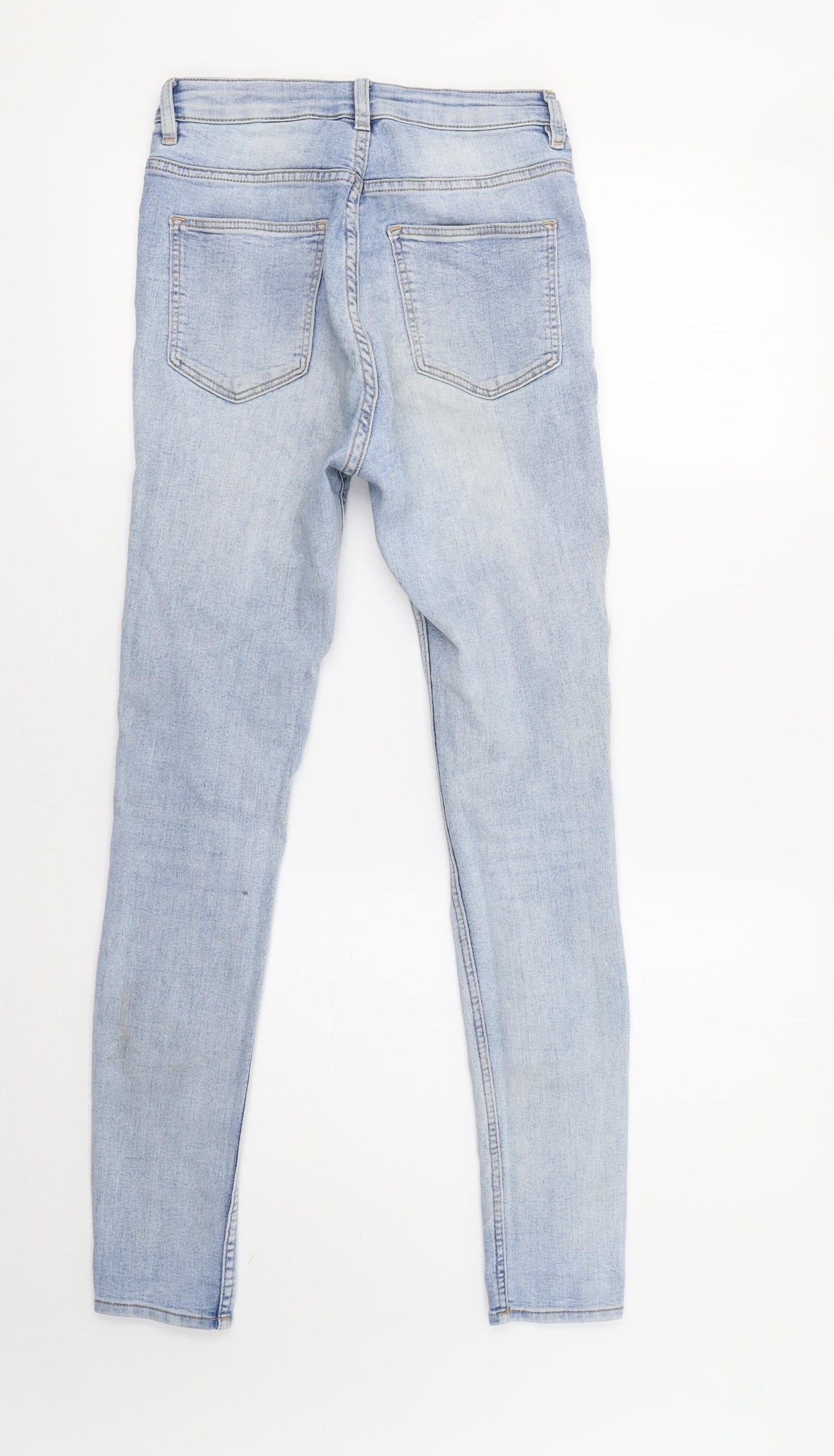 H&M Womens Blue   Skinny Jeans Size 8 L30 in