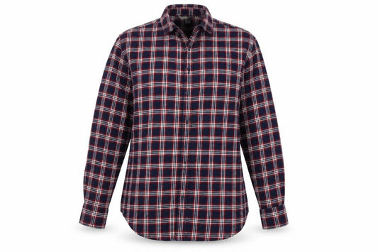 H&M Womens Red Check  Basic Button-Up Size 8