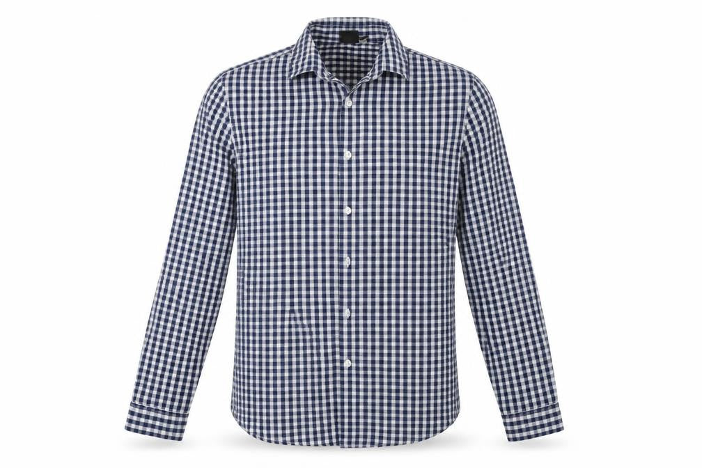 ASOS Mens Blue Check   Button-Up Size L
