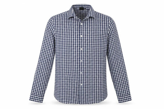 ASOS Mens Blue Check   Button-Up Size L