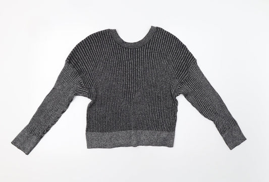 Topshop Womens Grey   Pullover Jumper Size 10