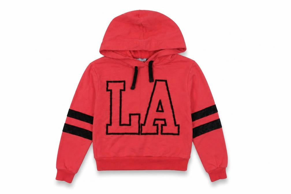 Select Girls Red   Pullover Hoodie Size 9 Years  - L.A.