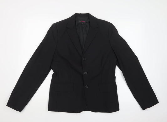 MARI PHILIPPE Womens Black   Jacket Suit Jacket Size 40