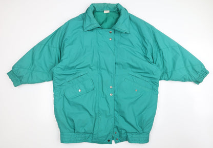 Classics WOMAN Womens Green   Overcoat Coat Size 20