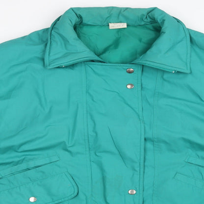 Classics WOMAN Womens Green   Overcoat Coat Size 20
