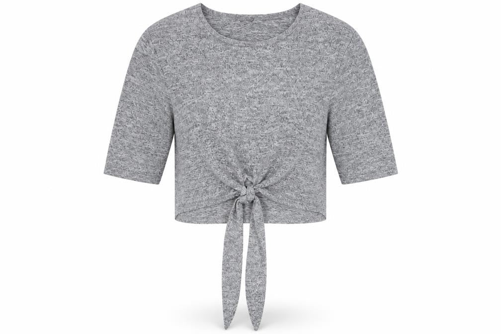 I SAW IT FIRST Womens Grey   Basic T-Shirt Size S