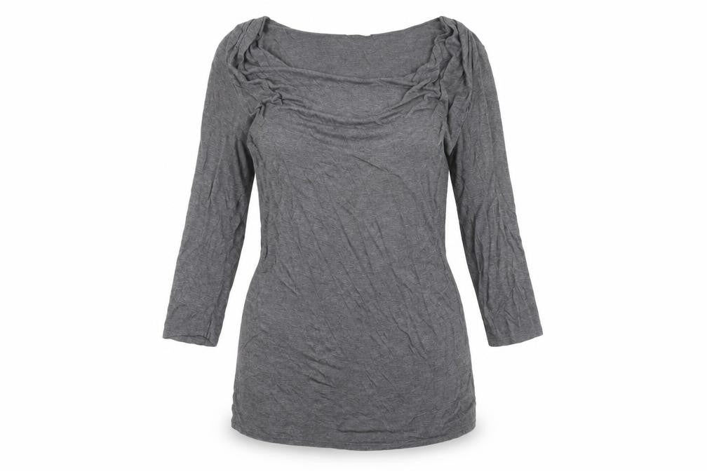 Planet Womens Grey   Basic Blouse Size M