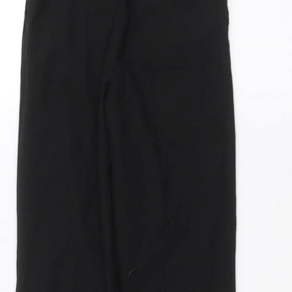 Brand and care label for Tu boys’ black dress pants trousers, size 9, months