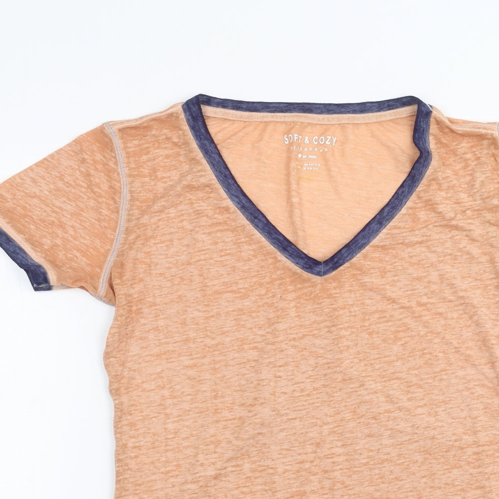 Preworn Womens Brown   Basic T-Shirt Size M
