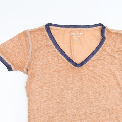 Preworn Womens Brown   Basic T-Shirt Size M
