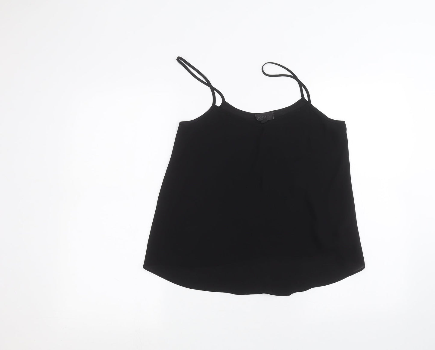 Topshop Womens Black   Basic Blouse Size 10