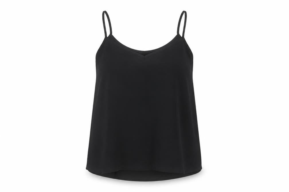 Topshop Womens Black   Basic Blouse Size 10