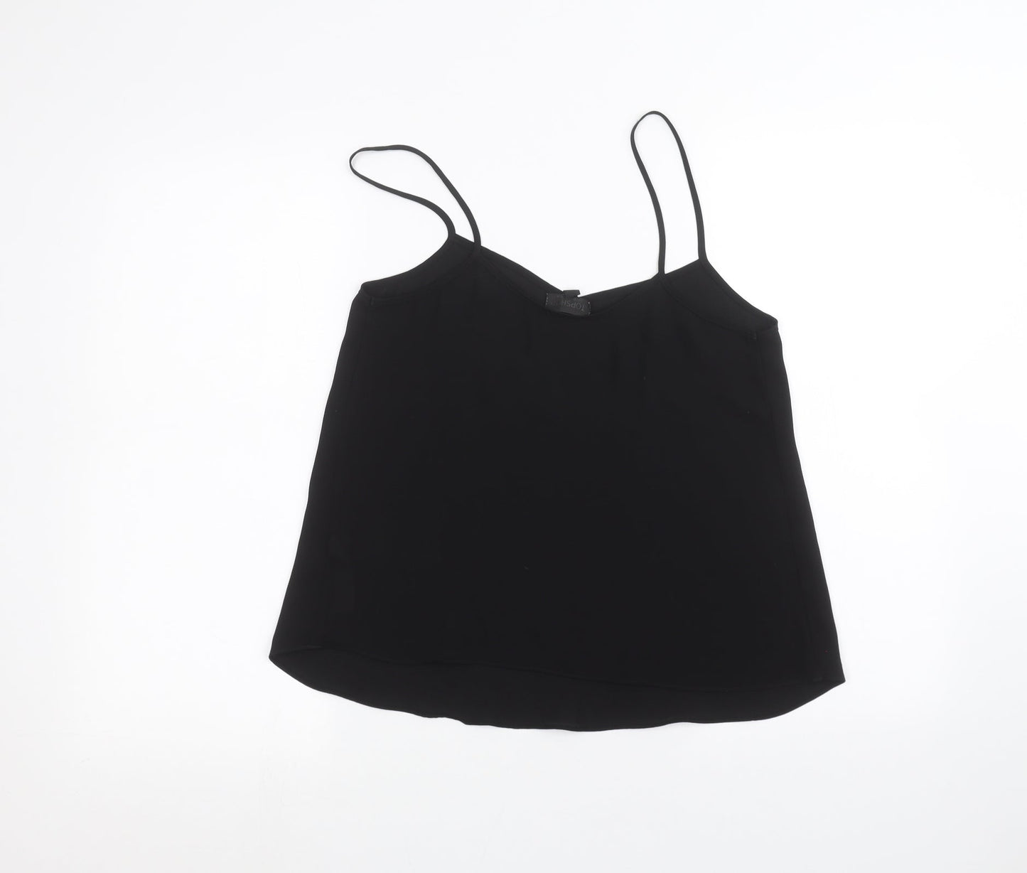 Topshop Womens Black   Basic Blouse Size 10