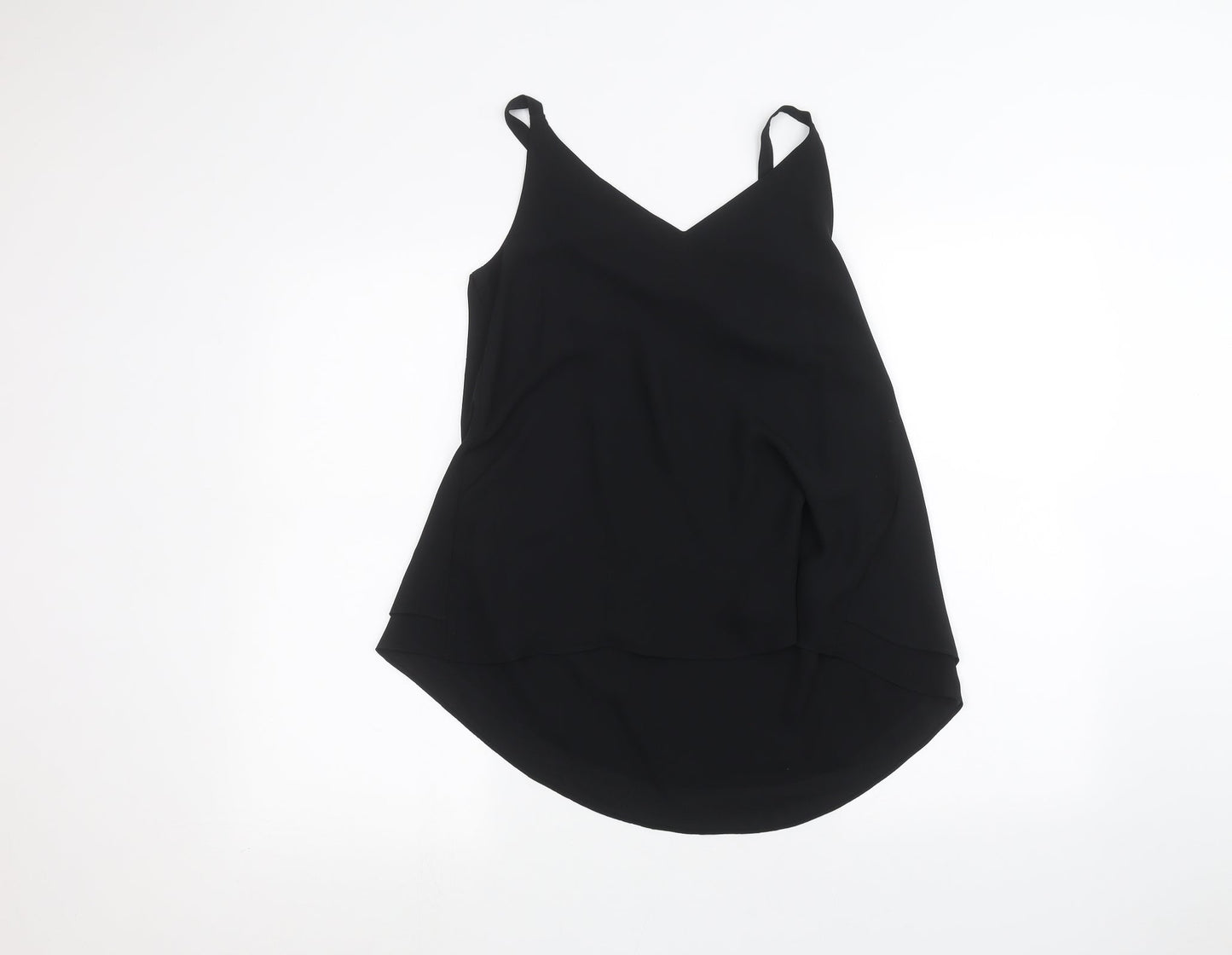 George Womens Black   Basic Blouse Size 8