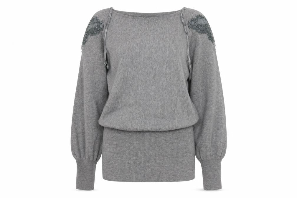 QED London Womens Grey   Pullover Jumper Size 10