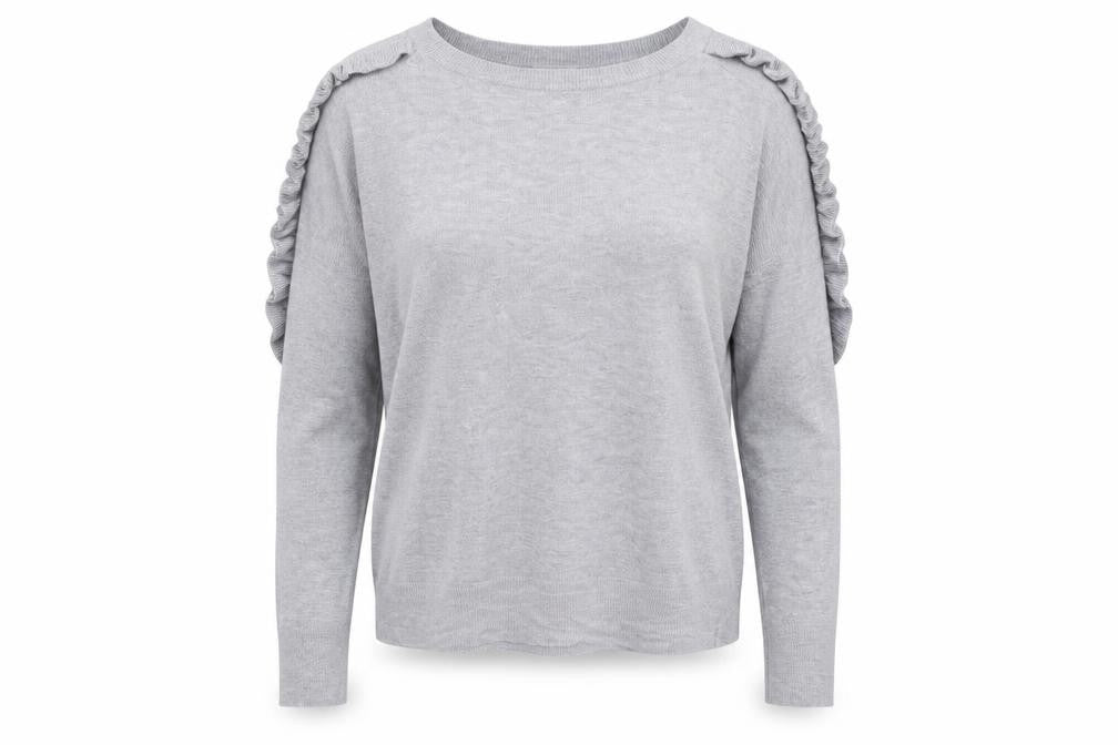 Very Womens Grey   Basic T-Shirt Size 10