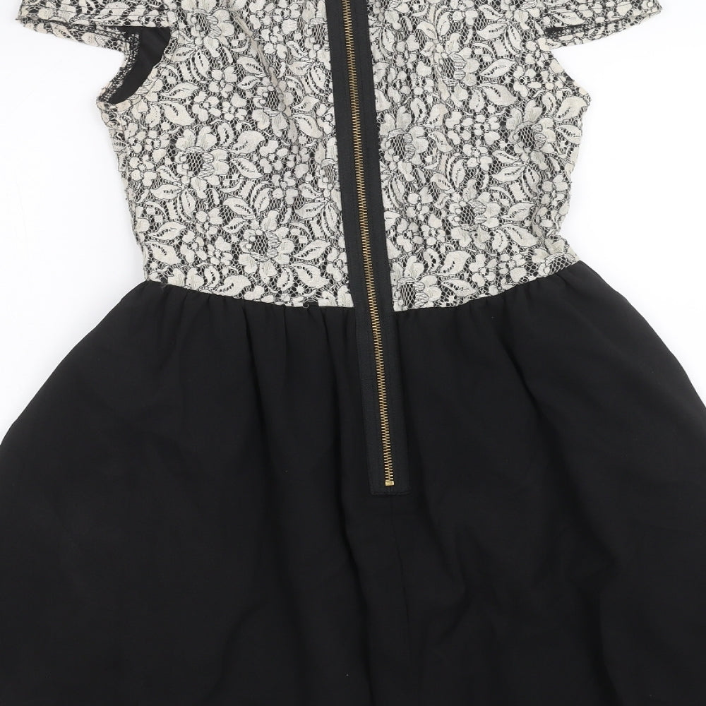 Missguided Womens Black   A-Line  Size 10