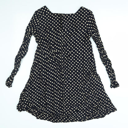 Preloved NEXT Womens Blue Polka Dot  A-Line  Size 12 - Back