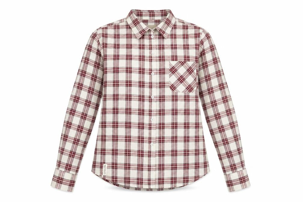 granite Womens Red Plaid  Basic Button-Up Size 12