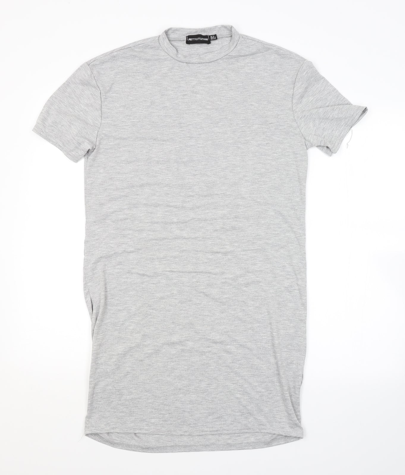 PRETTYLITTLETHING Womens Grey   T-Shirt Dress  Size 6