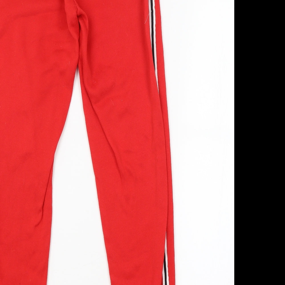 Preworn Womens Red   Sweatpants Trousers Size M L28 in