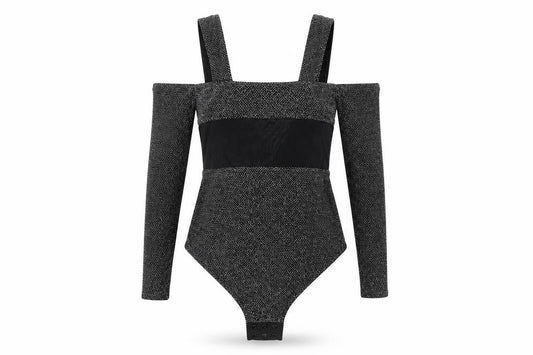 Simply Be Womens Grey Argyle/Diamond  Unitard One-Piece Size 12