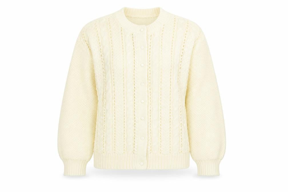 Top Style Womens Beige   Cardigan Jumper Size L